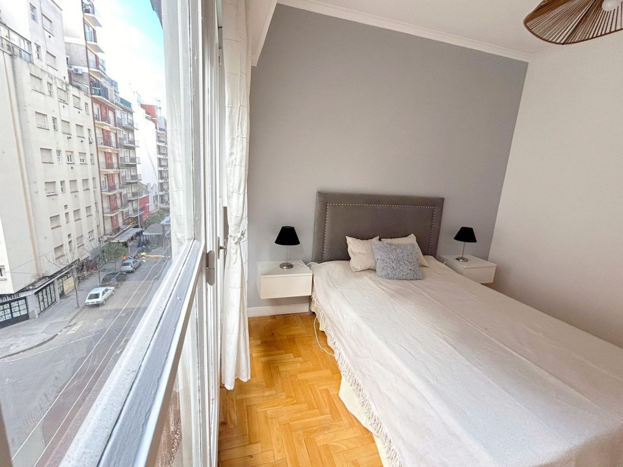 2 AMB.EXTERNO.BALCON FRANCES, AMOBLADO Y EQUIPADO.