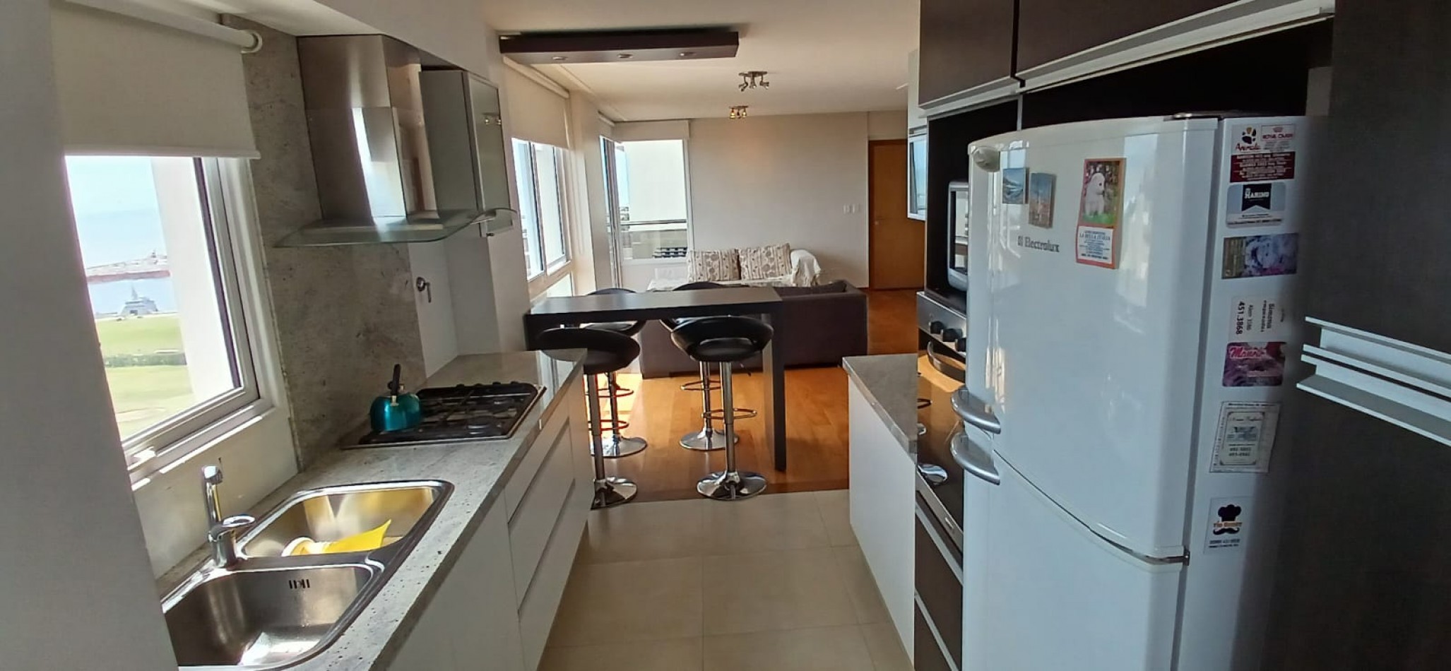 SOBERBIO SEMIPISO 2 AMB.COCHERA Y BAULERA. VISTA AL MAR,AMENITIES. MARAL 54.