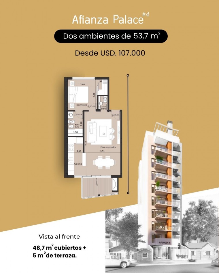EDIFICIO EN POZO, 1, 2 y 3 AMB. CON O SIN COCHERA.BARRIO SAN JOSE 12 CUOTAS EN PESOS!!